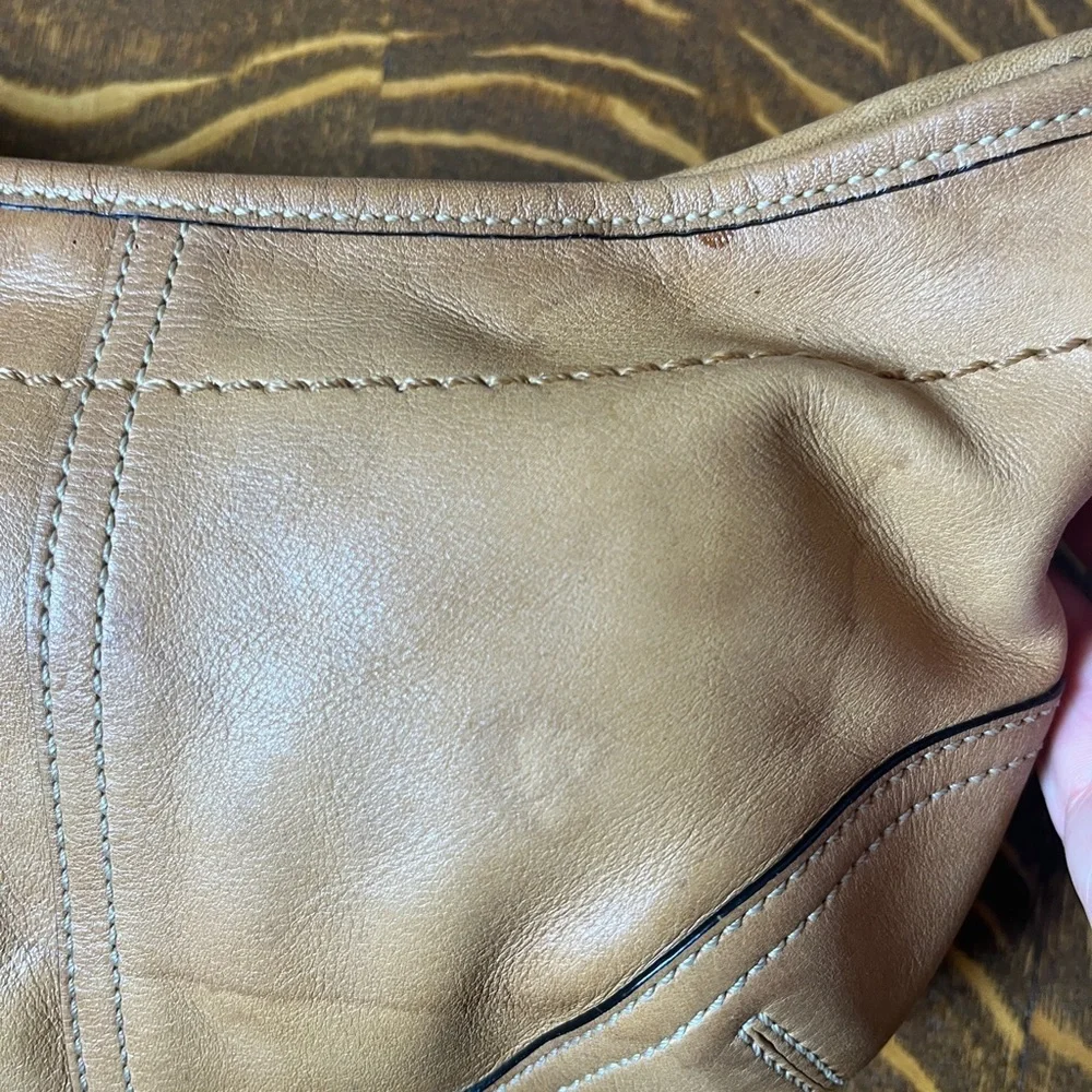 Coach Tan Leather SoHo Hobo Shoulder Bag - Picture 5 of 14